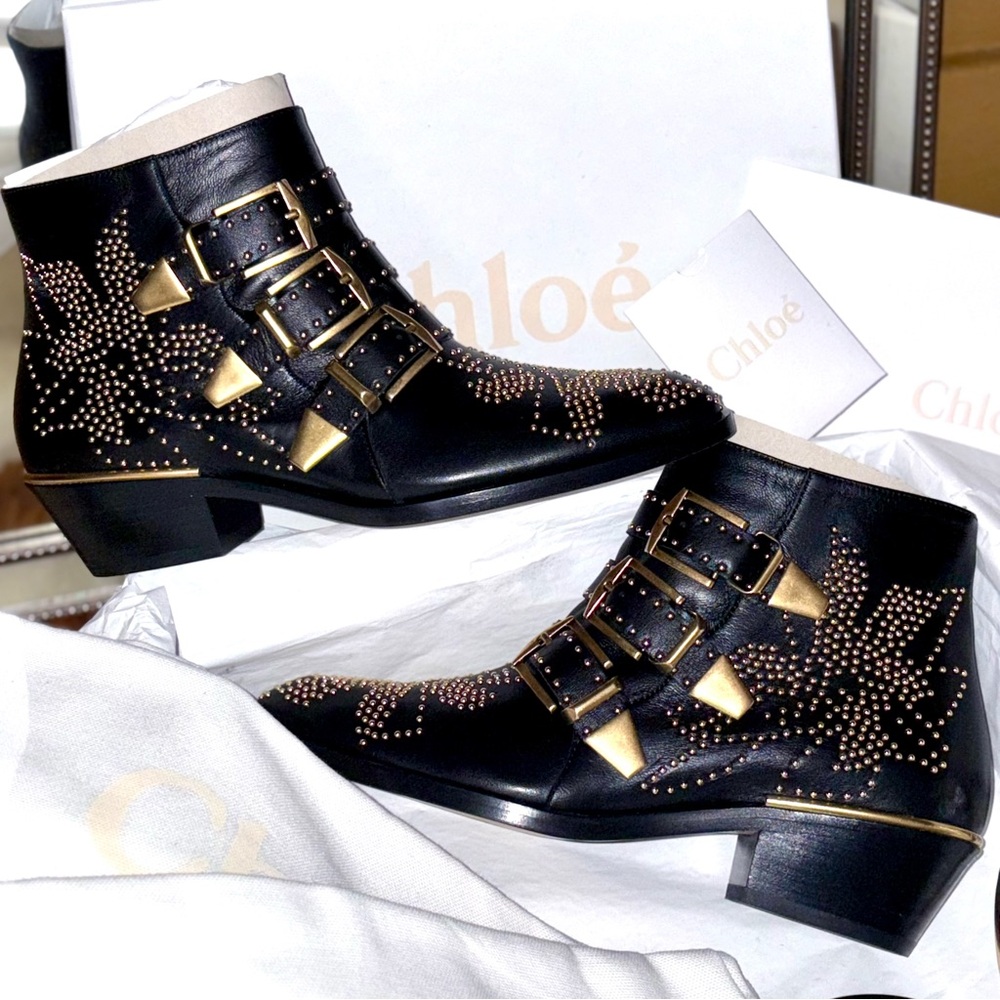 Chloe Classic ankle boot NEVER WORN 2 DUSTBAGS AUTHENTIC BOX RECEIPT INCLUDED